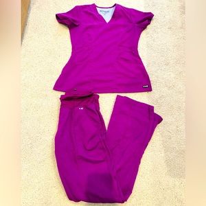 Eggplant scrubs by Grey’s Anatomy